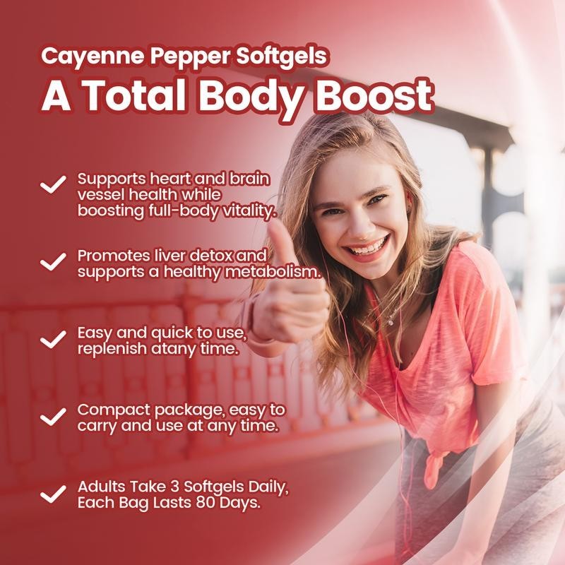 Vitalia® Cayenne Pepper Softgels