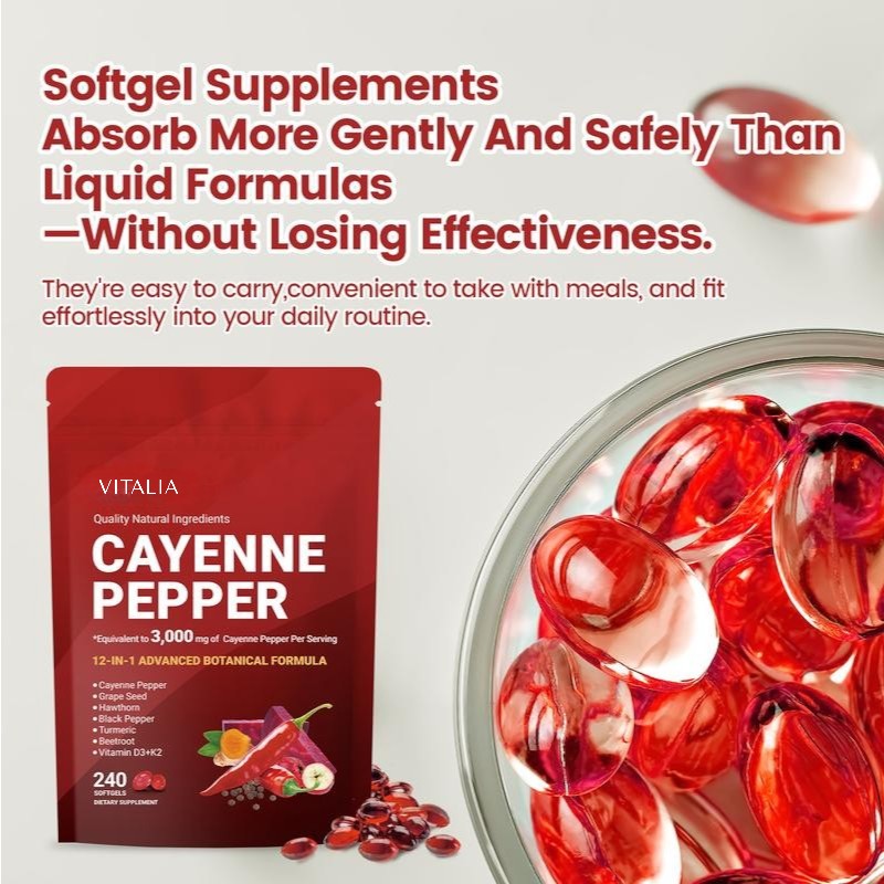 Vitalia® Cayenne Pepper Softgels