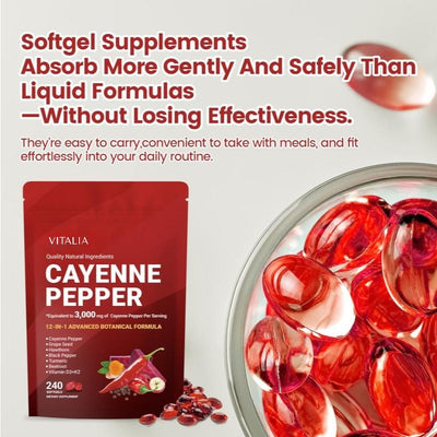Vitalia® Cayenne Pepper Softgels