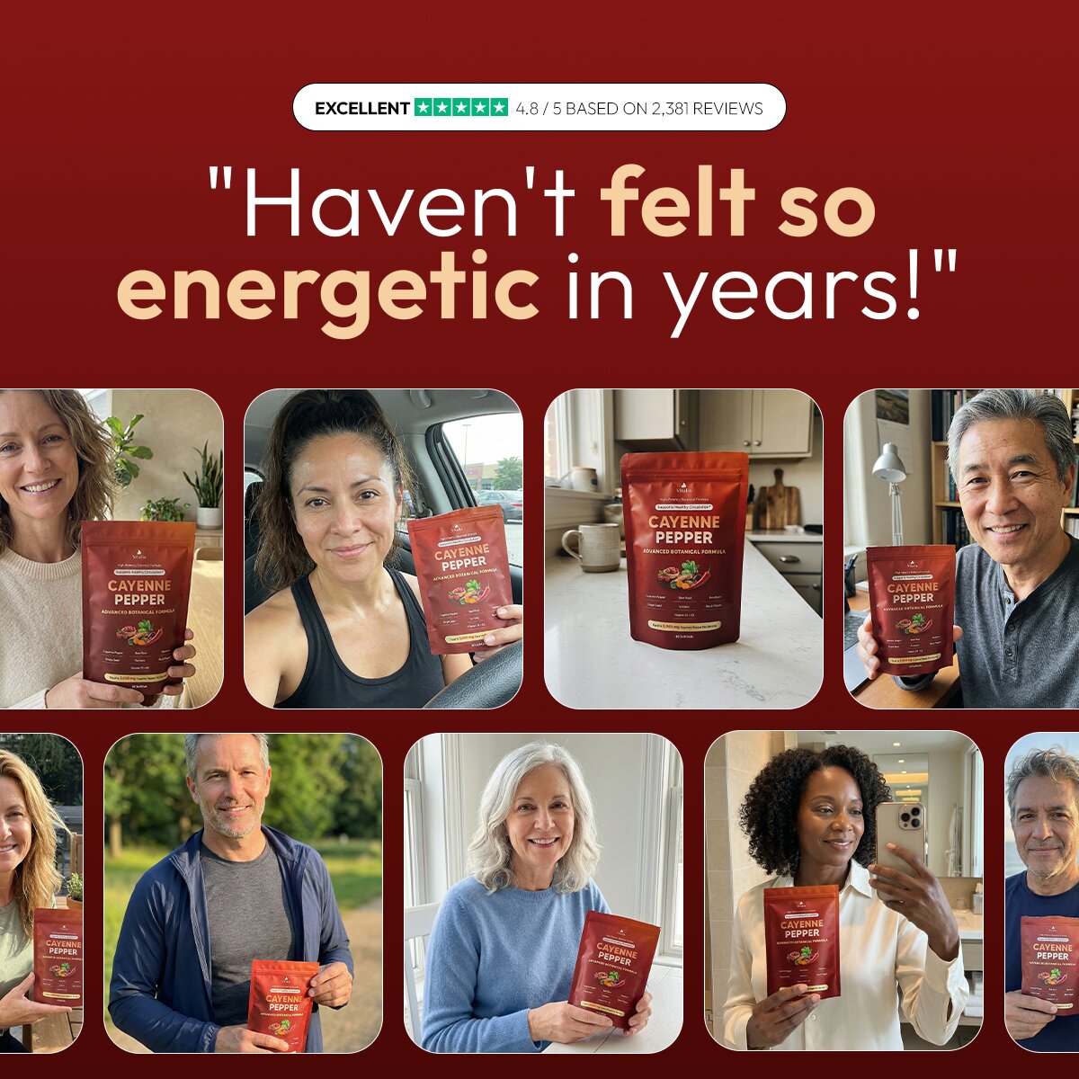 Vitalia Cayenne Pepper Softgels